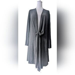 Lundstrom SzL Long sleeve Dark Grey Duster With Tie